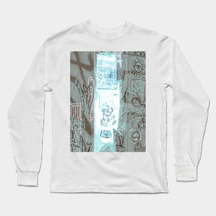 Urban Graffiti Street Art Stickers Tags NYC Long Sleeve T-Shirt